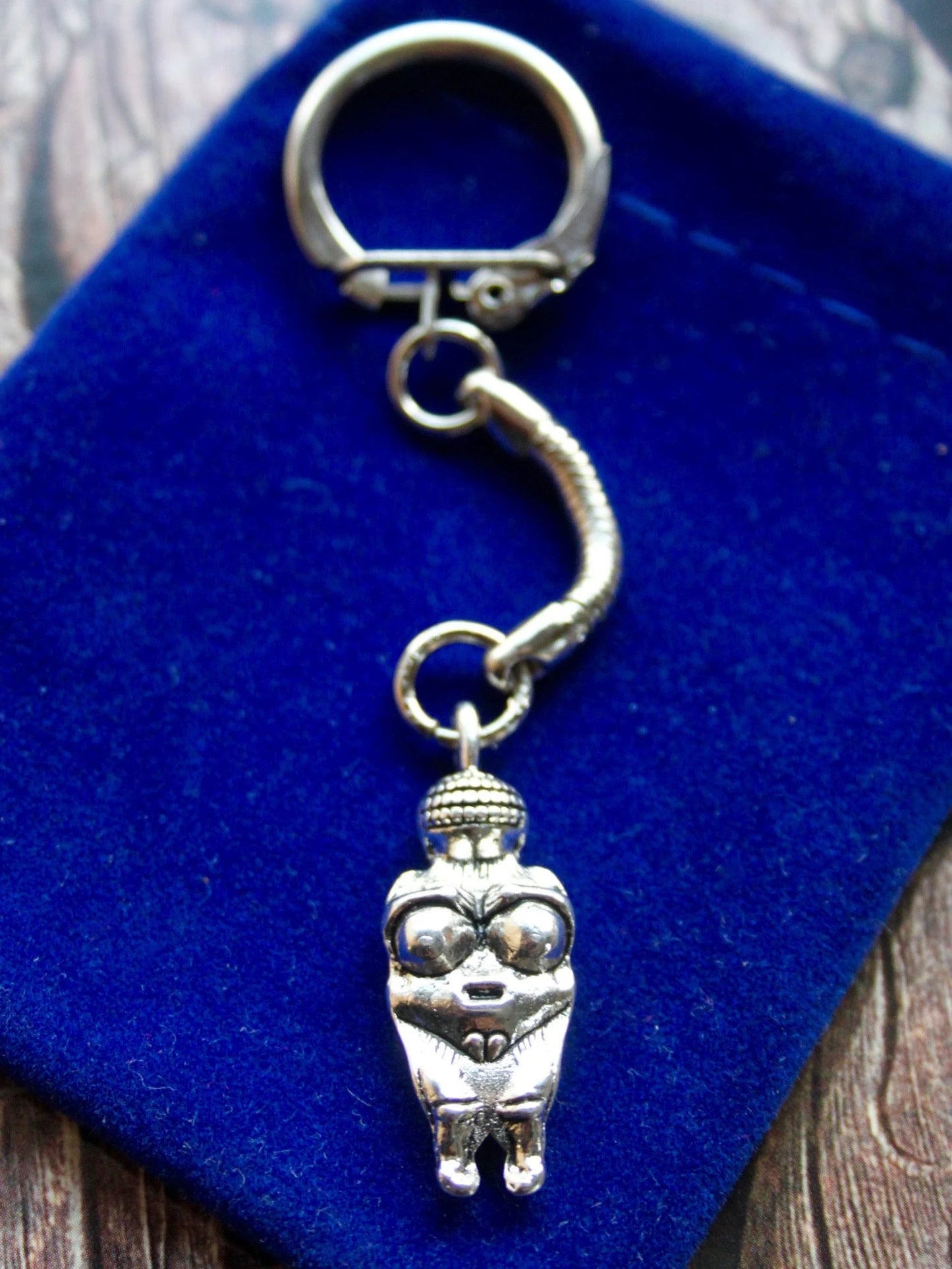 Venus of Willendorf Keyring with Gift Pouch