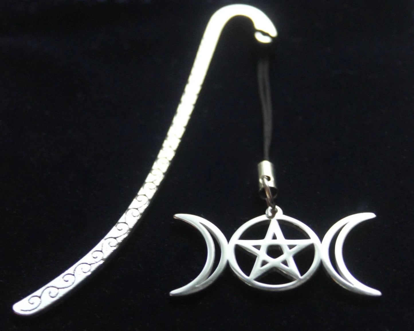 Triple Moon Pentagram Bookmark