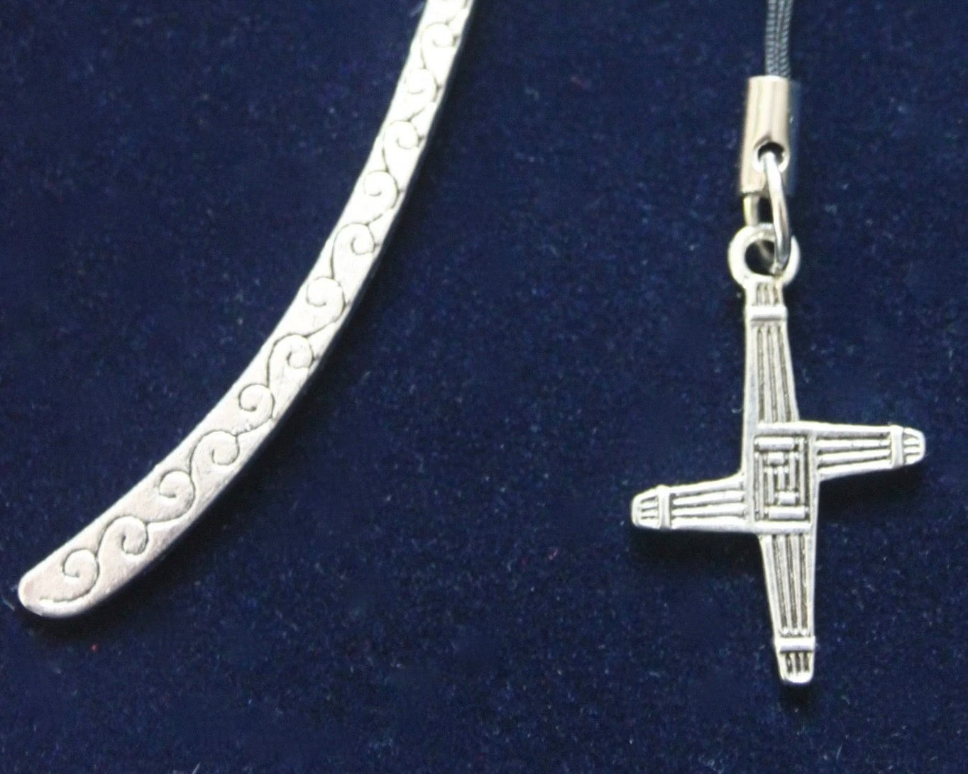 Brigid's Cross Metal Bookmark with Gift Pouch