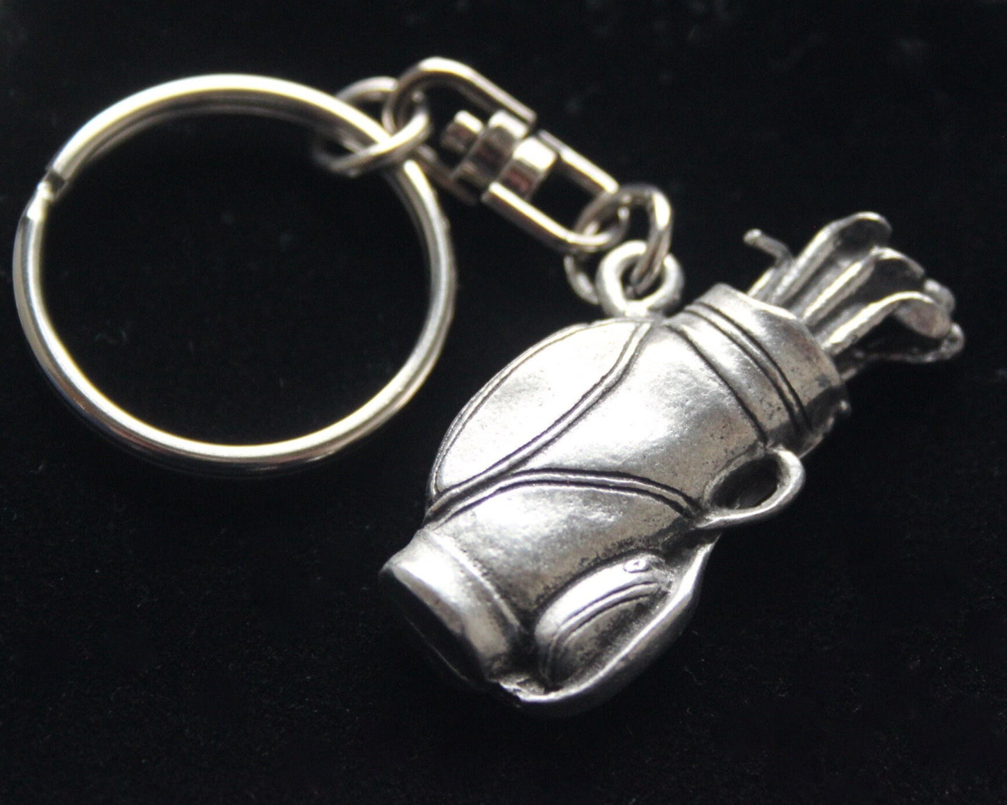Golf Bag Peter Keyring with Gift Pouch