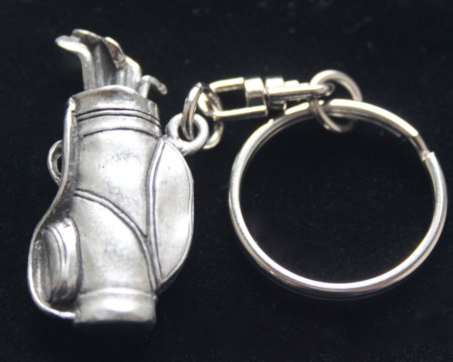 Golf Bag Peter Keyring with Gift Pouch