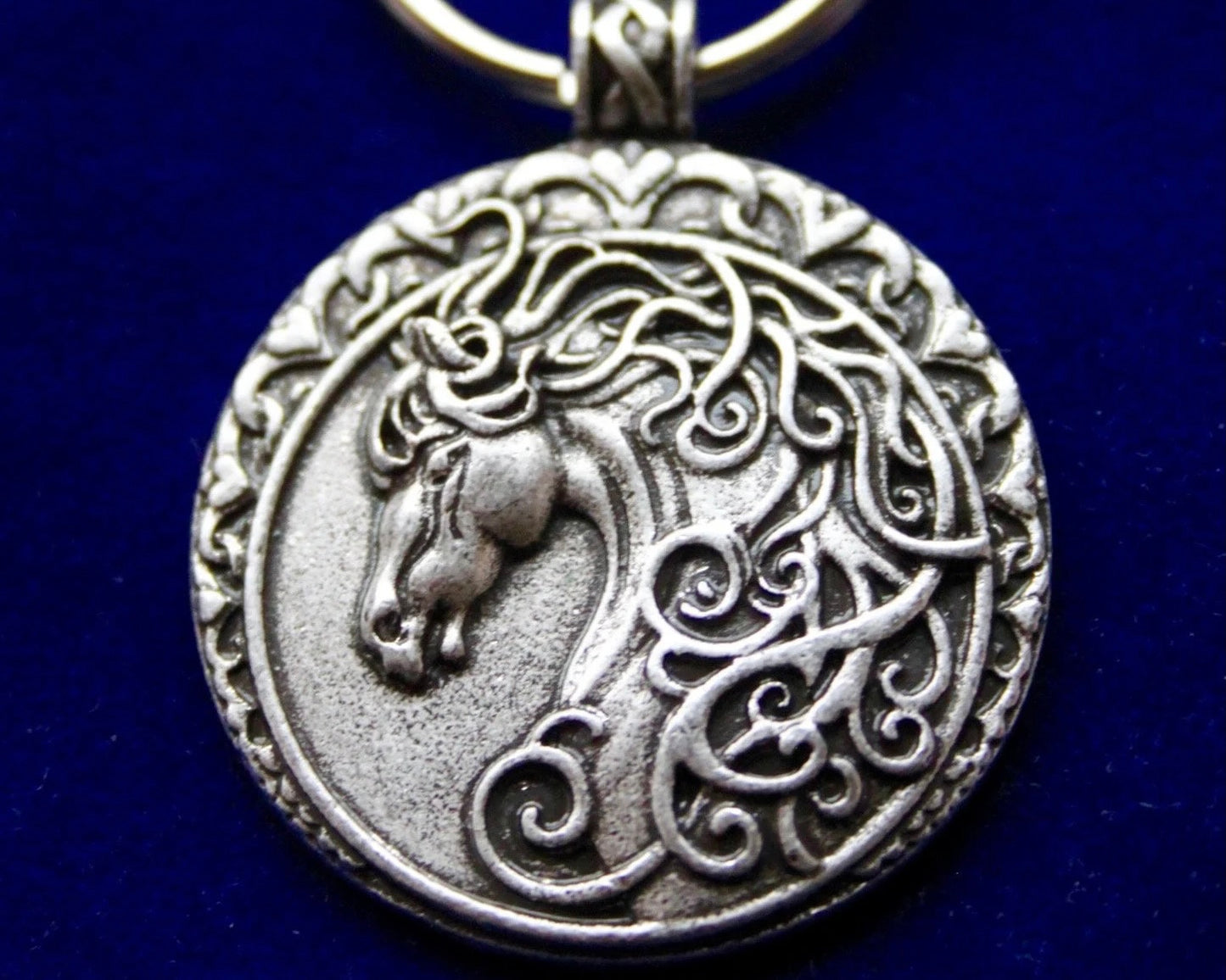 Epona Celtic Horse Keyring with Gift Pouch