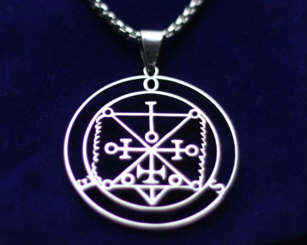 ose sigil silver pendant necklace
