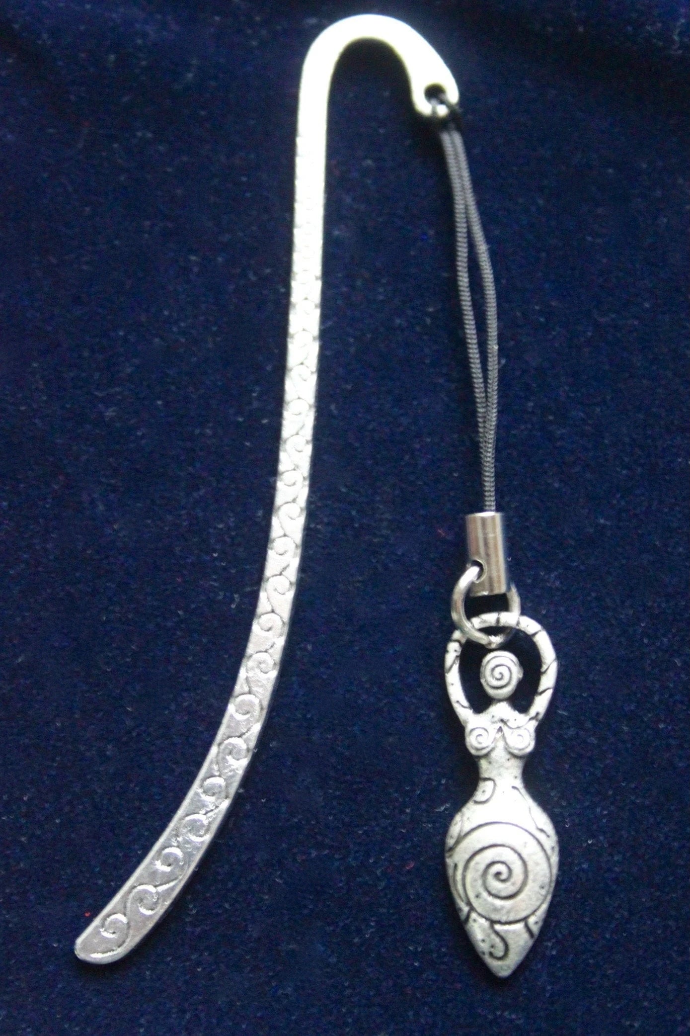 Spiral Goddess Metal Bookmark