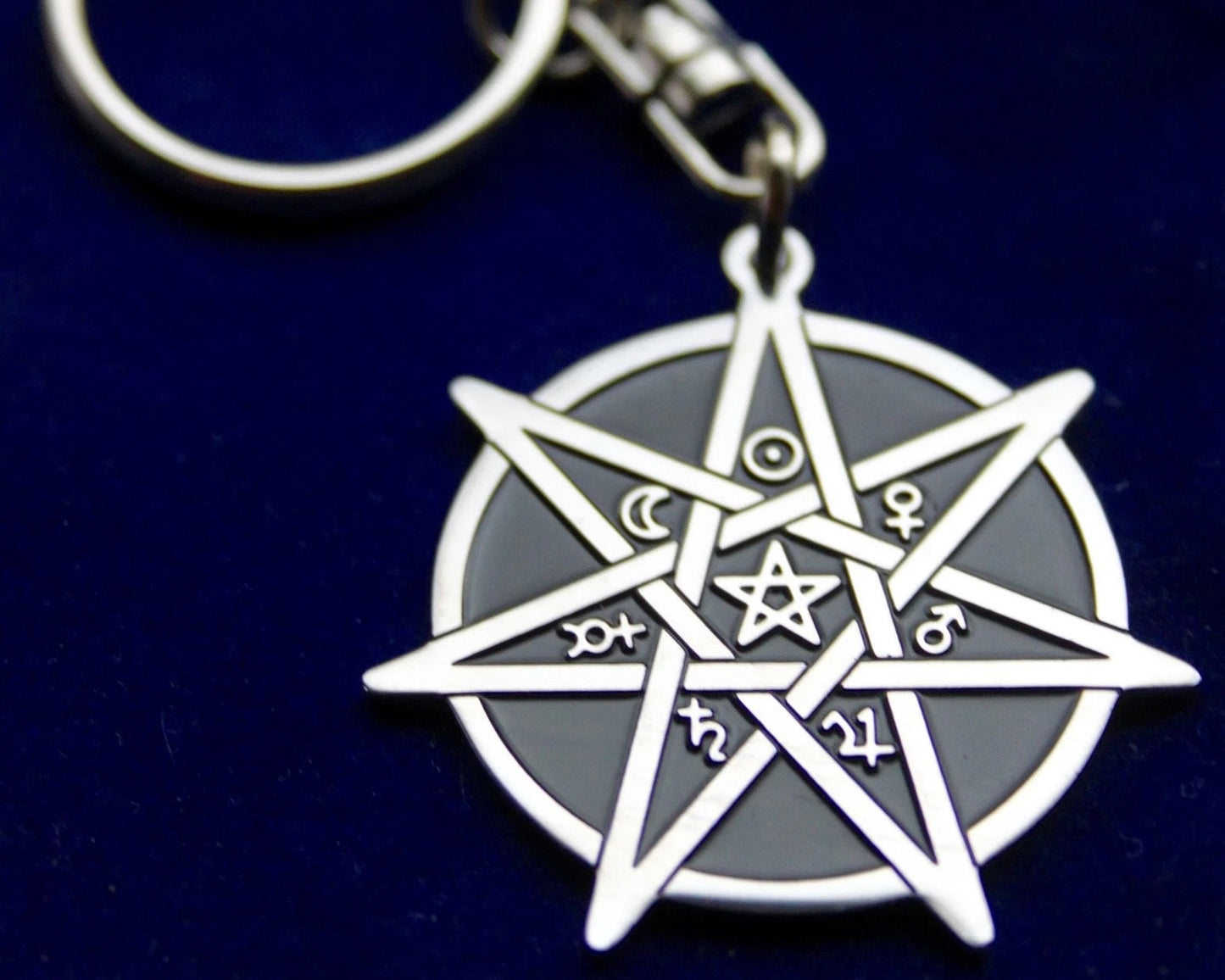 Septagram Keyring with Gift Pounch
