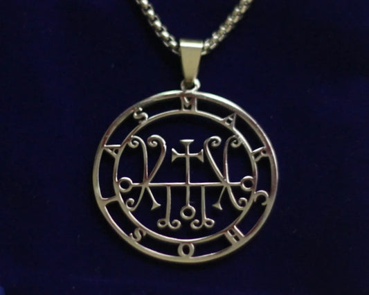 marchosias sigil silver pendant necklace