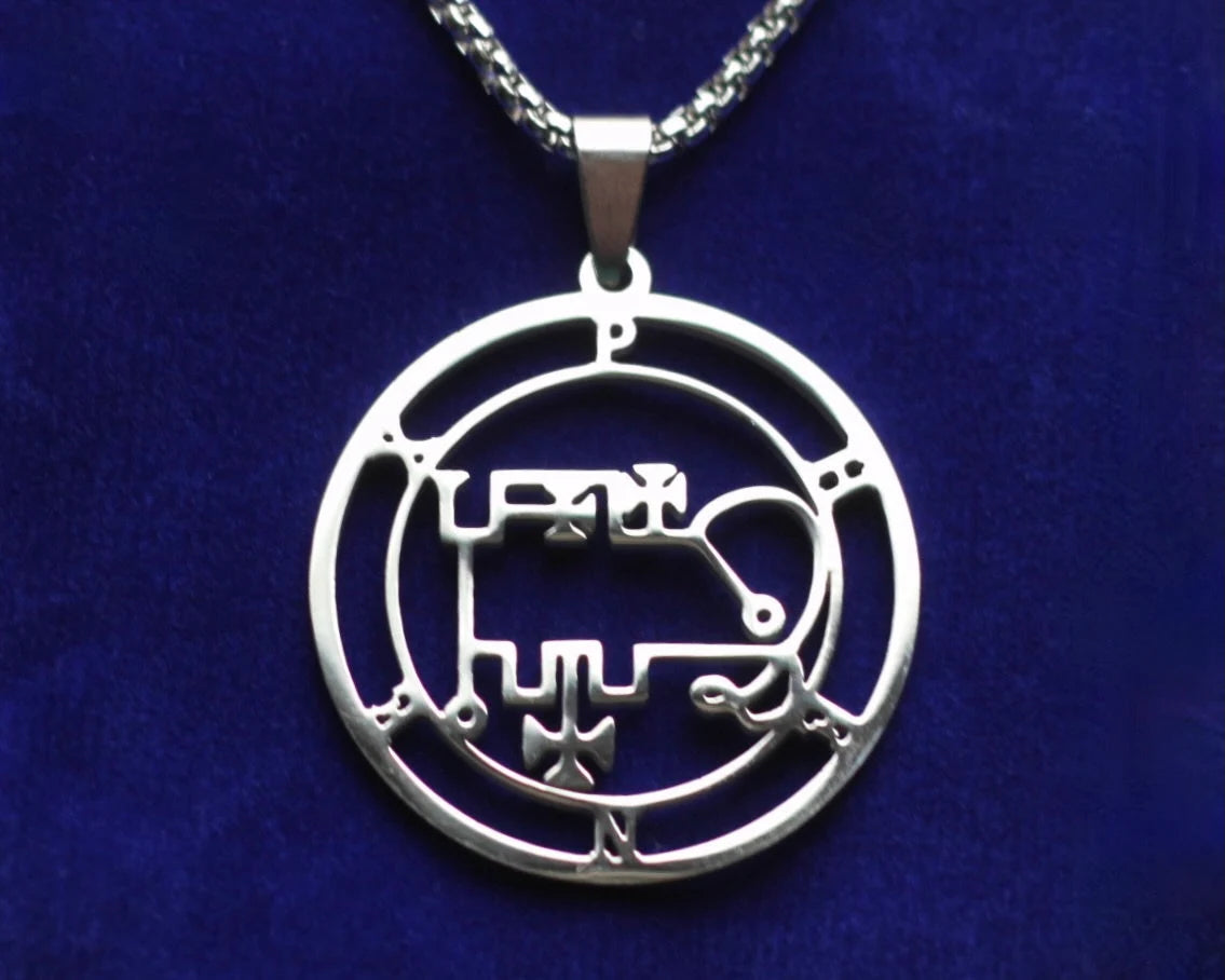 phenex sigil silver pendant necklace